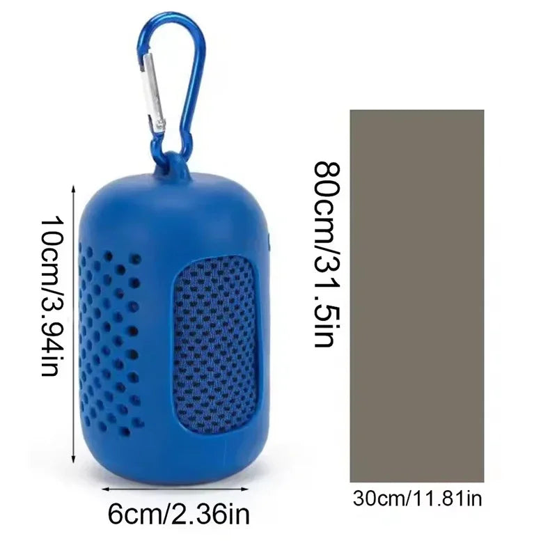 Quick-Dry Ice Towel for Outdoor Fitness and Running