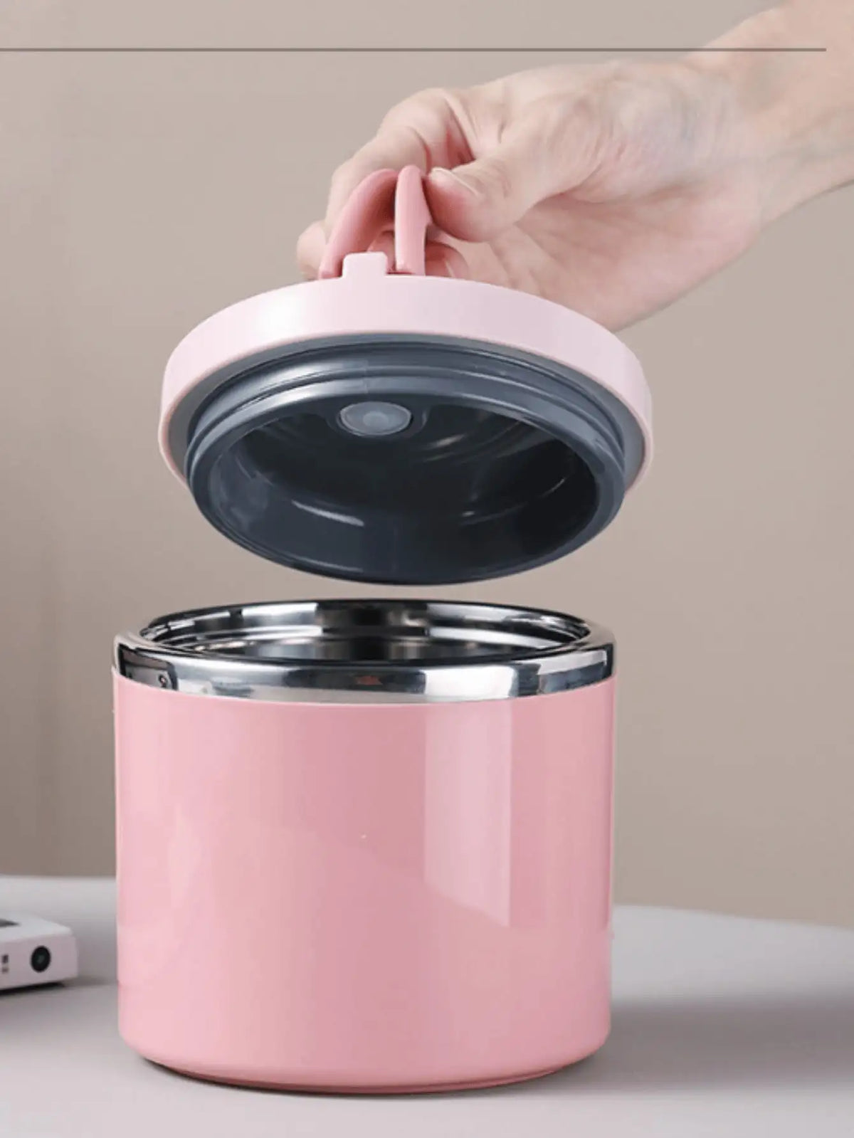 Insulated Stainless Steel Lunch Box Set with Handle