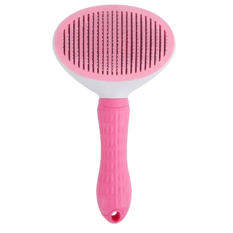 Self Cleaning Grooming Brush For Dogs And Cats Dematting Comb