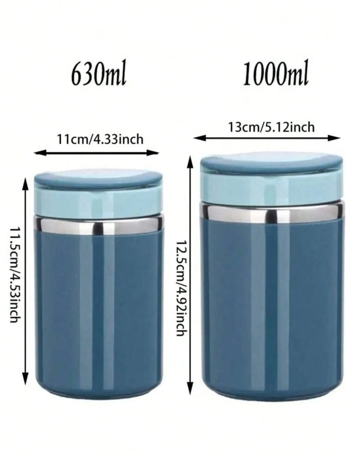 Insulated Stainless Steel Lunch Box Set with Handle