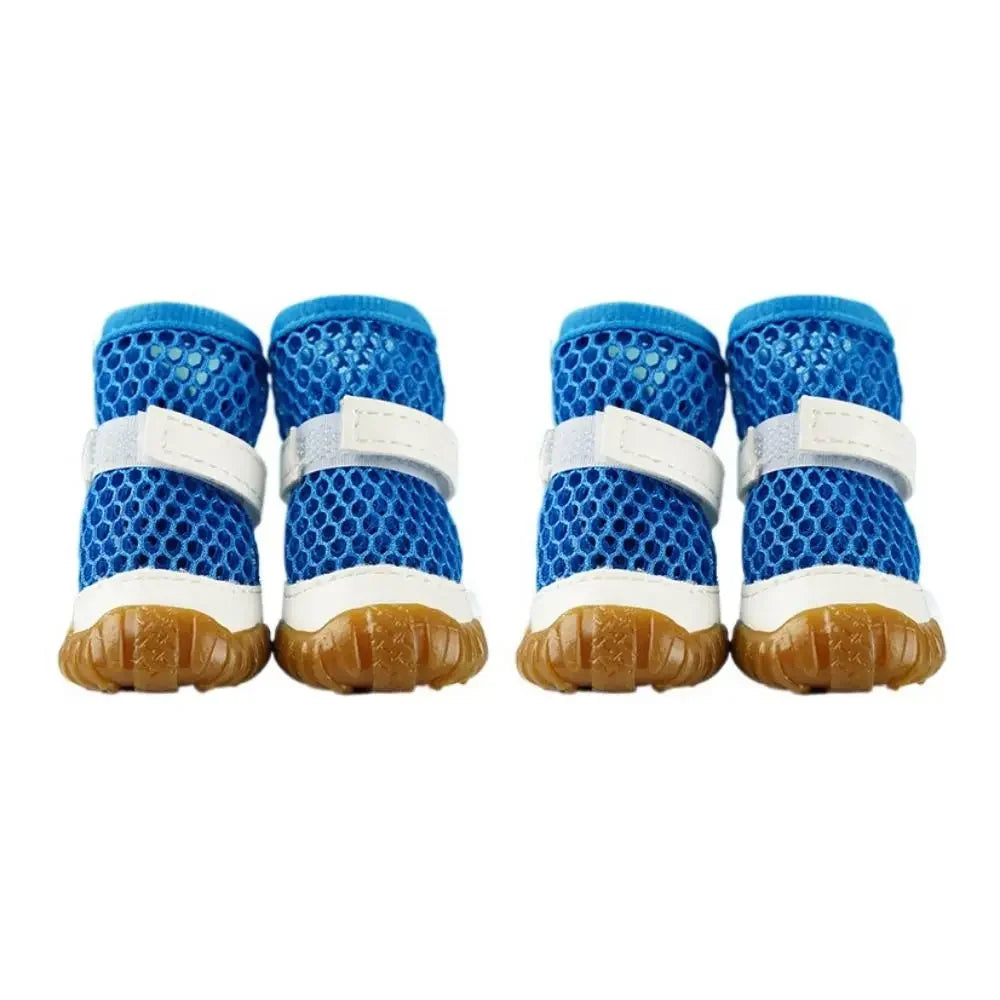 Breathable Dog Net Shoes For Small Dogs Anti Slip Outdoor