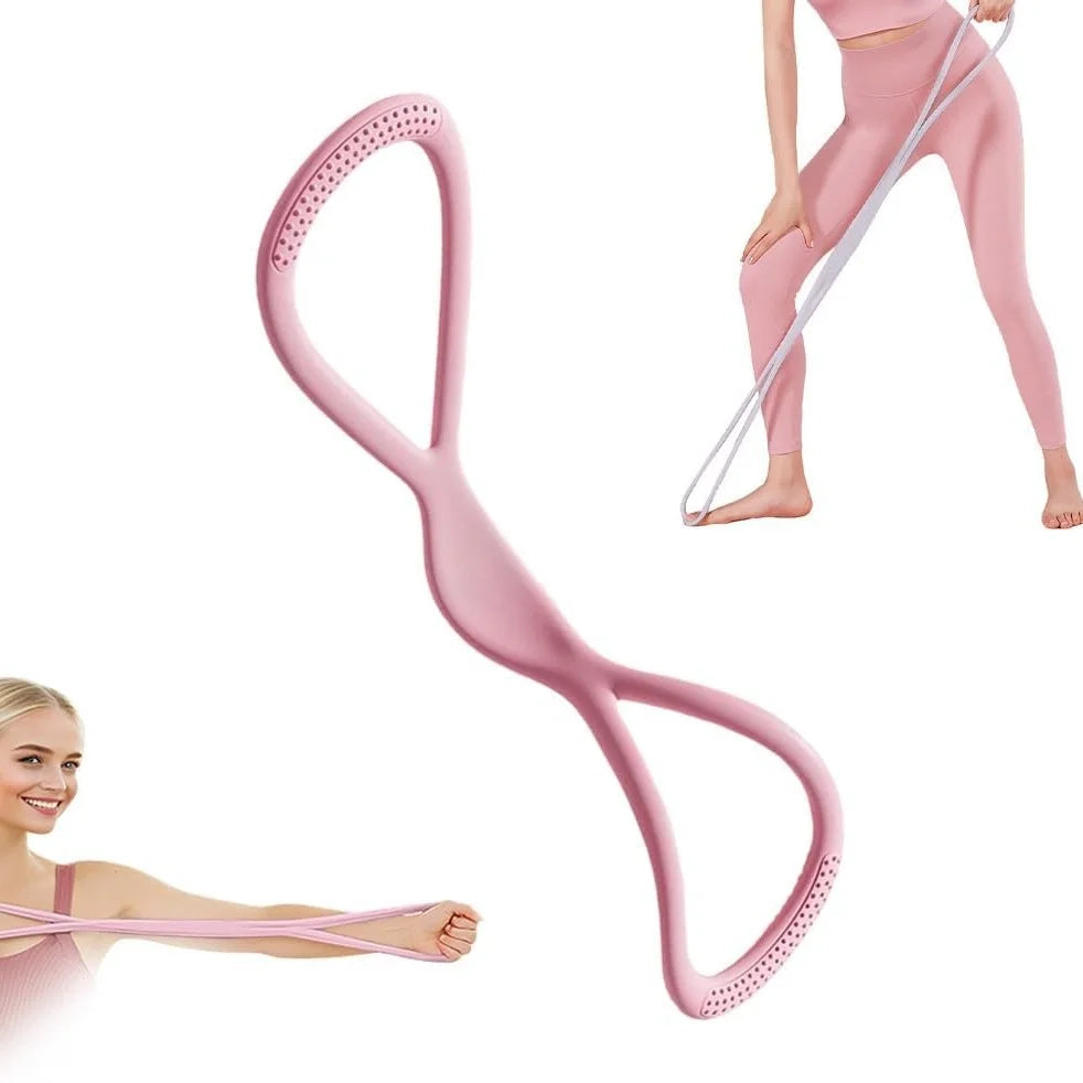 Figure 8 Resistance Bands with Handles Elastic Fitness Exercise Bands for Home Gym Yoga Workout
