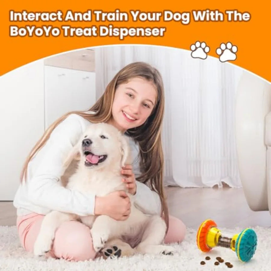 Interactive Dog Toys, Dog Puzzle Toys for Smart, Dog Enrichment Toy to Keep Them Busy, Treat Dispensing Toy Slow Puzzles Feeder