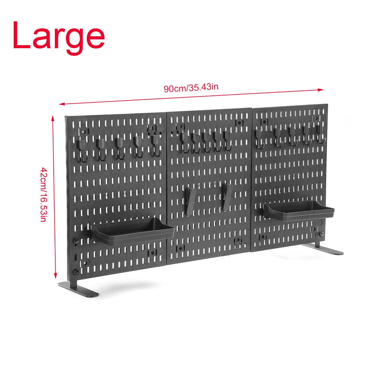 Enjoywood Pegboard Organizer Kit for Home Office Storage