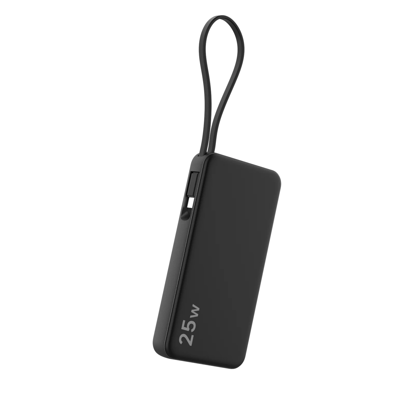 JUOVI 10000mAh Power Bank Built In Cable 25W Fast Charging Portable Charger External Battery For iPhone Samsung Travel Camping