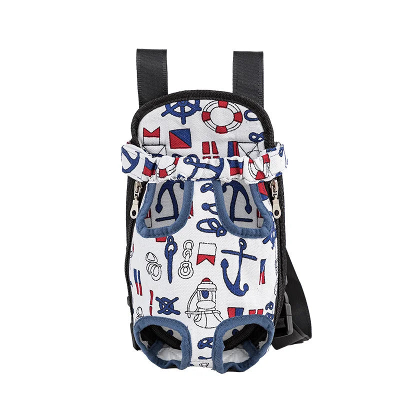 Adjustable Cat Carrier Backpack For Pets Outdoor Travel Double Shoulder Bag