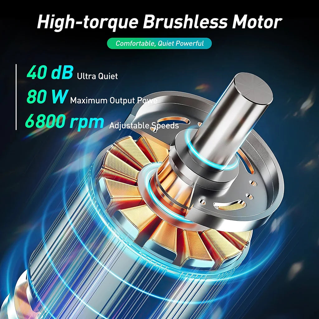 Powerful Massage Gun With 99 Speed Levels And 8 Attachments