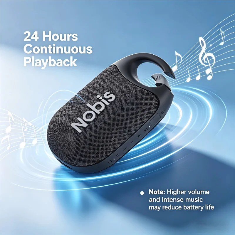 Nobis IP68 Waterproof Bluetooth Speaker With Touch Control