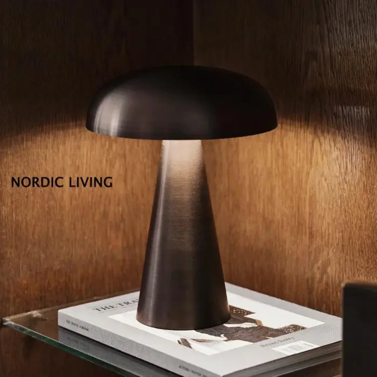 Mushroom LED Touch Dimmable Bedside Lamp