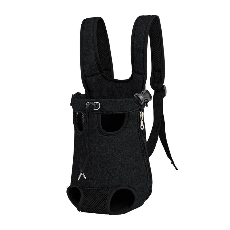 Adjustable Cat Carrier Backpack For Pets Outdoor Travel Double Shoulder Bag