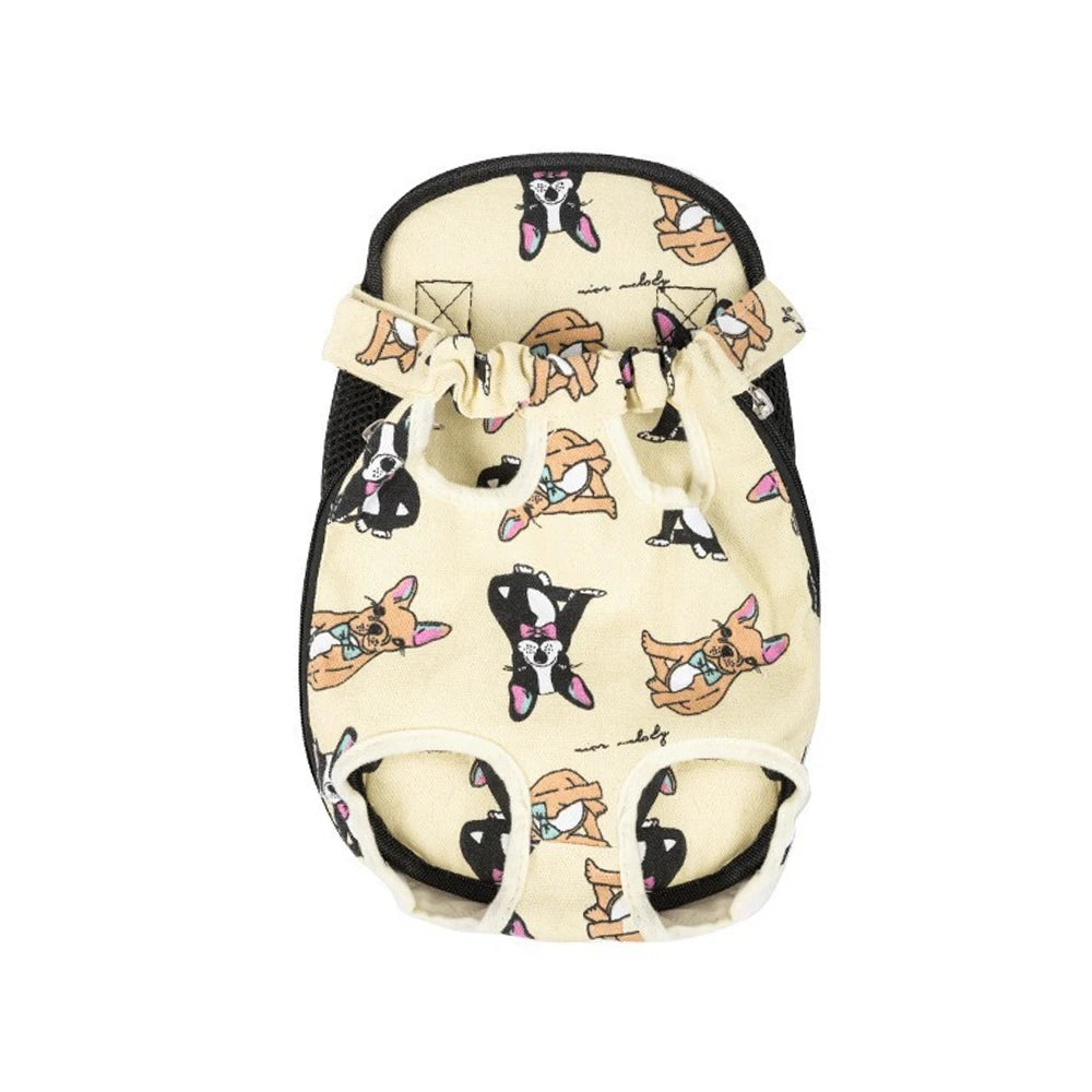 Adjustable Cat Carrier Backpack For Pets Outdoor Travel Double Shoulder Bag
