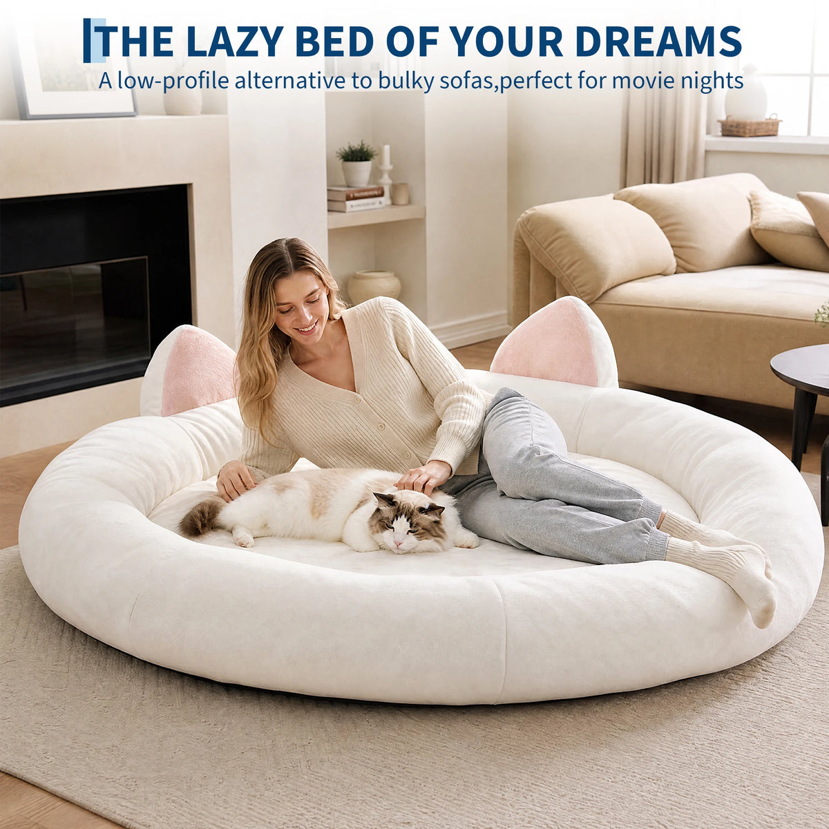 Orthopedic Memory Foam Dog Bed for Extra Large Dogs