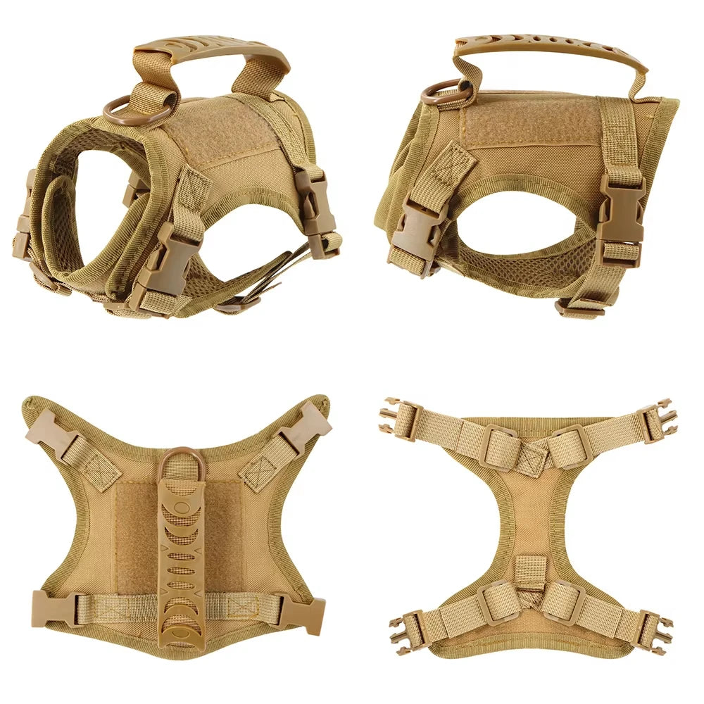 Tactical Cat Harness And Leashes For Small Dog Puppy Vest Straps with Handle Harnesses Training Adjustable Pet Accessories