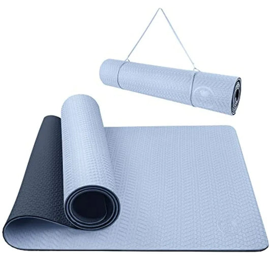Yoga Mat Thick Non Slip Anti Tear Pilates Mat EcoFriendly