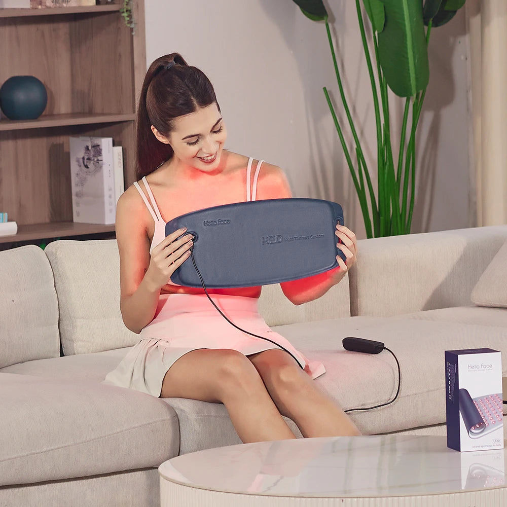 Hello Face Near Infrared Red Light Therapy Belt With LED Pad