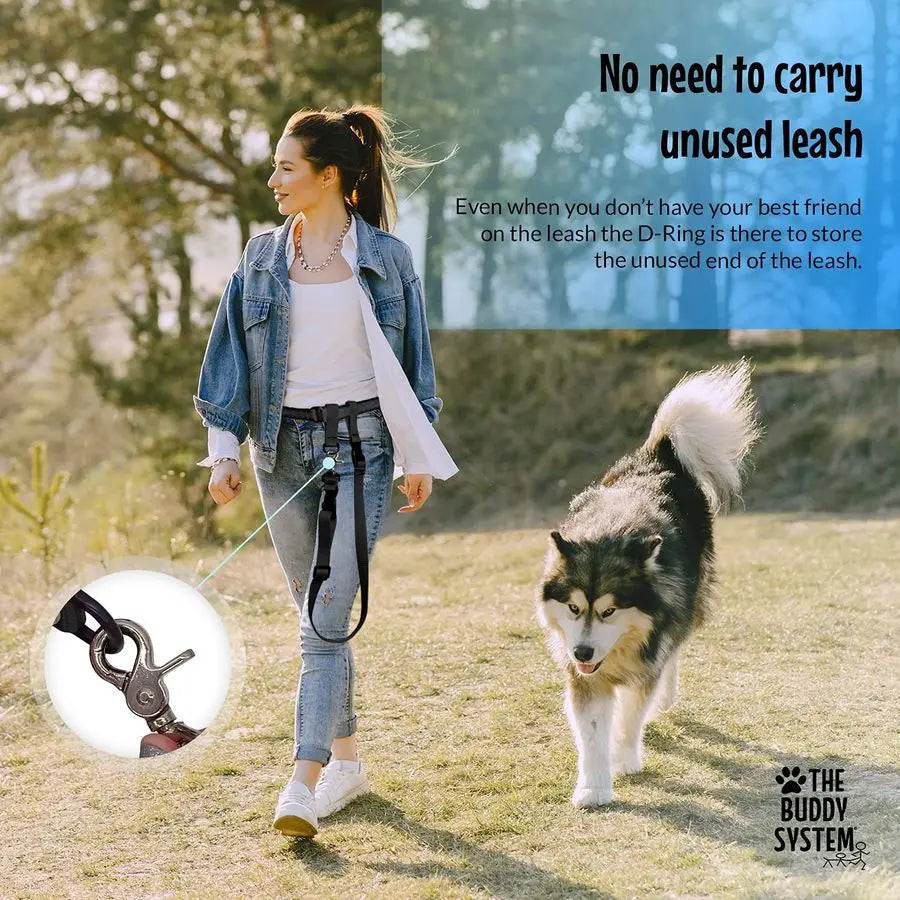 Hands Free Dog Leash Adjustable For Running And Training Made In USA