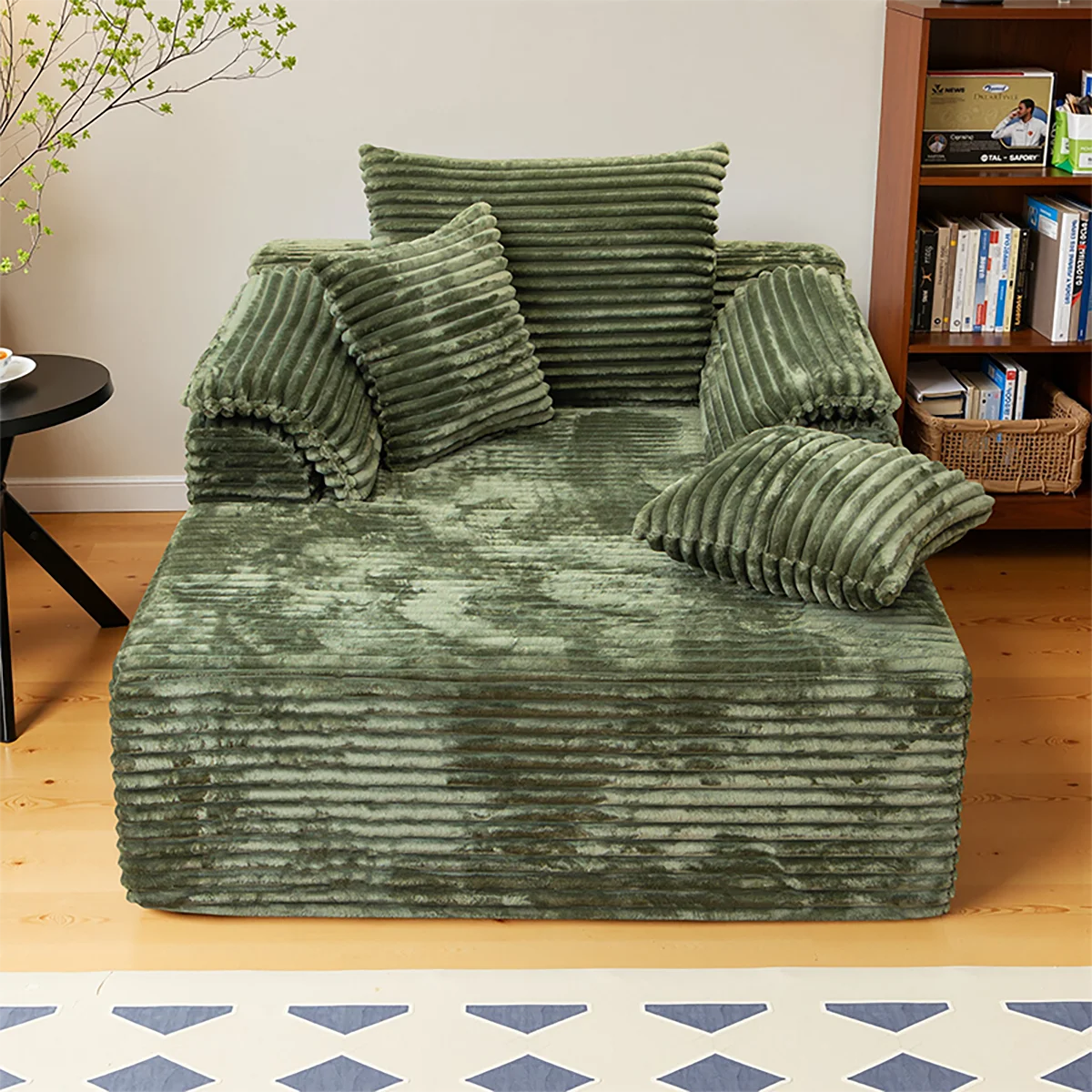 Minimalist Sofa Bed With Cushions No Assembly For Living Room