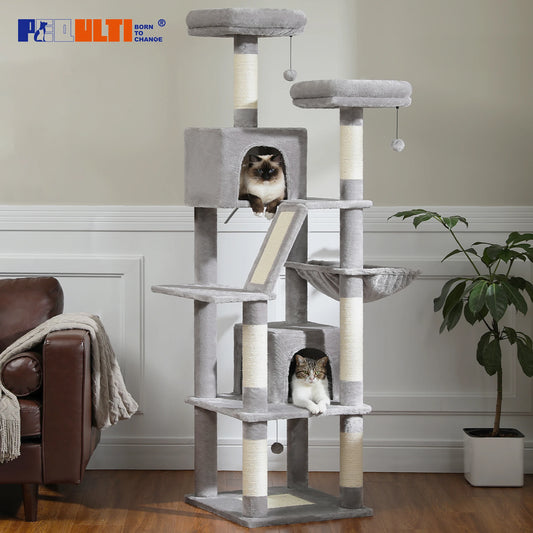 PAWZ Road Five-Tier Cat Tree Tower For Indoor Cats