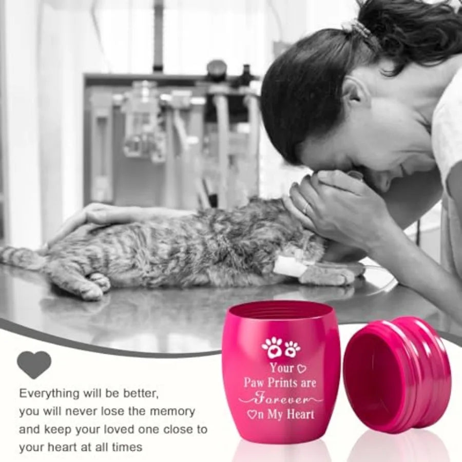 Pet Urns for Dogs Ashes, Memorial Urns Small Urn for Pet Ashes, Mini Cremation Keepsake Urn for Dog Cat to Remember Your Love