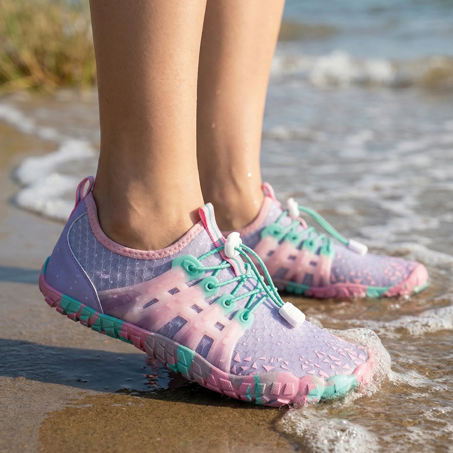 Women Aqua Shoes Anti Slip Quick Dry Beach Outdoor Lightweight