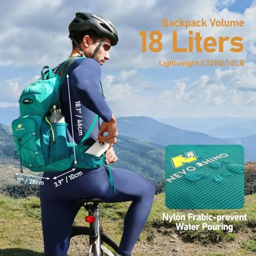 Hydration Backpack With Insulated Water Bladder For Hiking