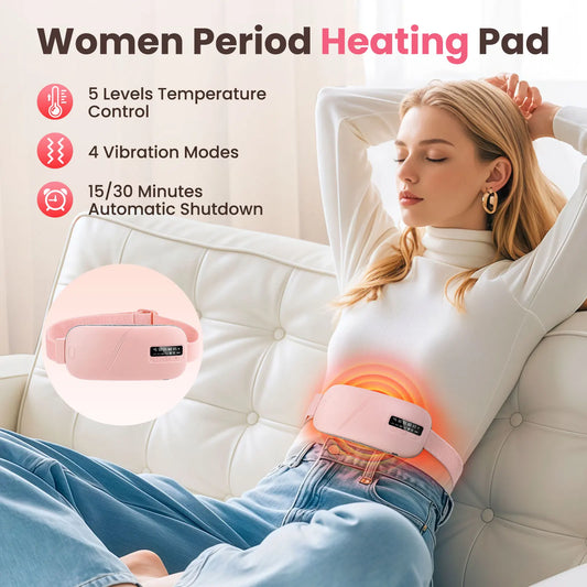 Heated Vibrating Waist Belt for Period Comfort