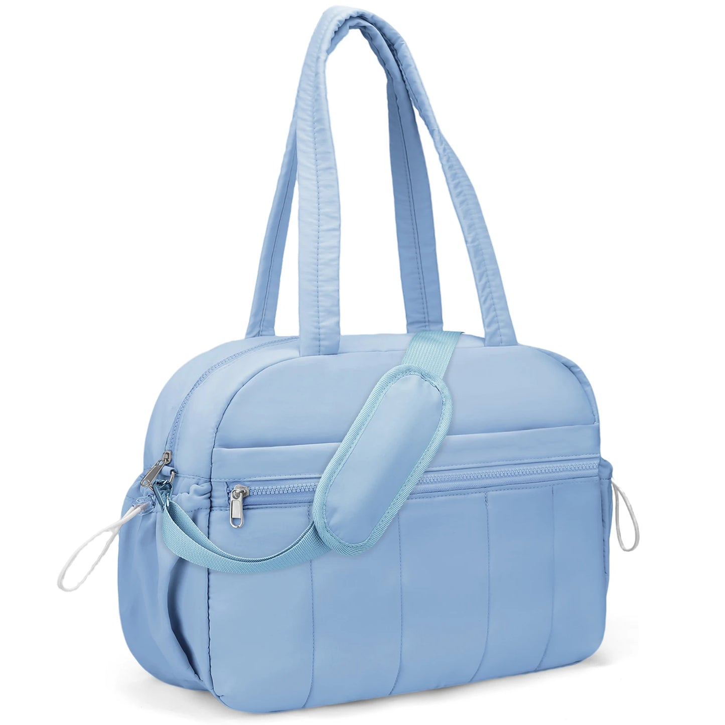 Travel Duffel Bag For Women Nylon Wet Pocket Lightweight Weekender
