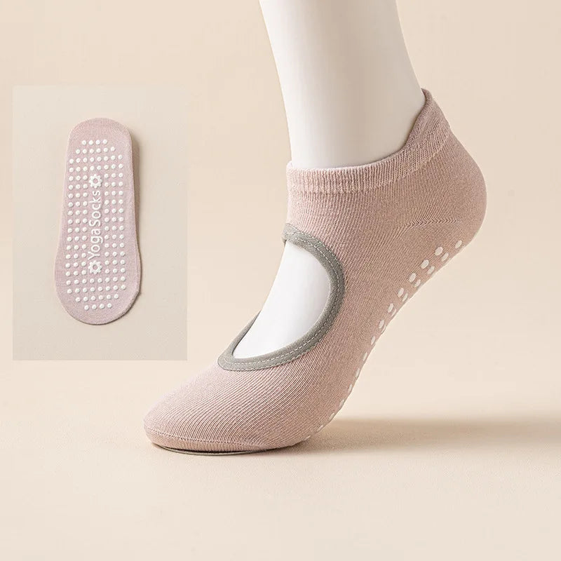 Dreamlikelin Yoga Pilates Socks With Silicone Grip For Women