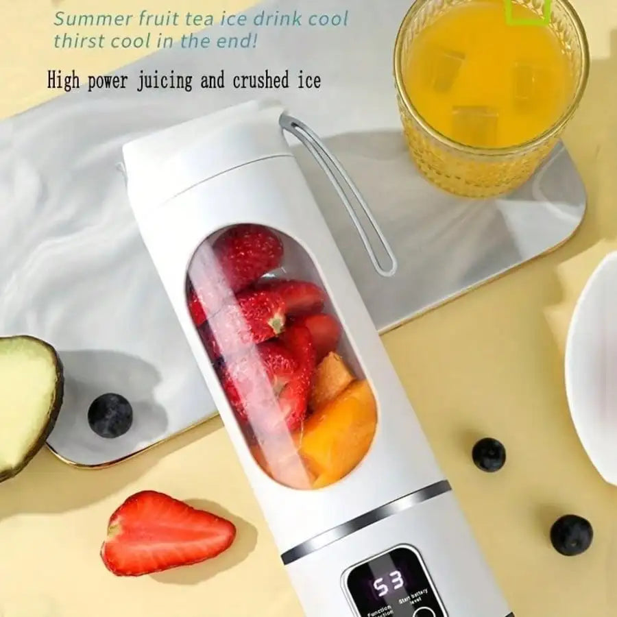 Portable Rechargeable Glass Jar Blender