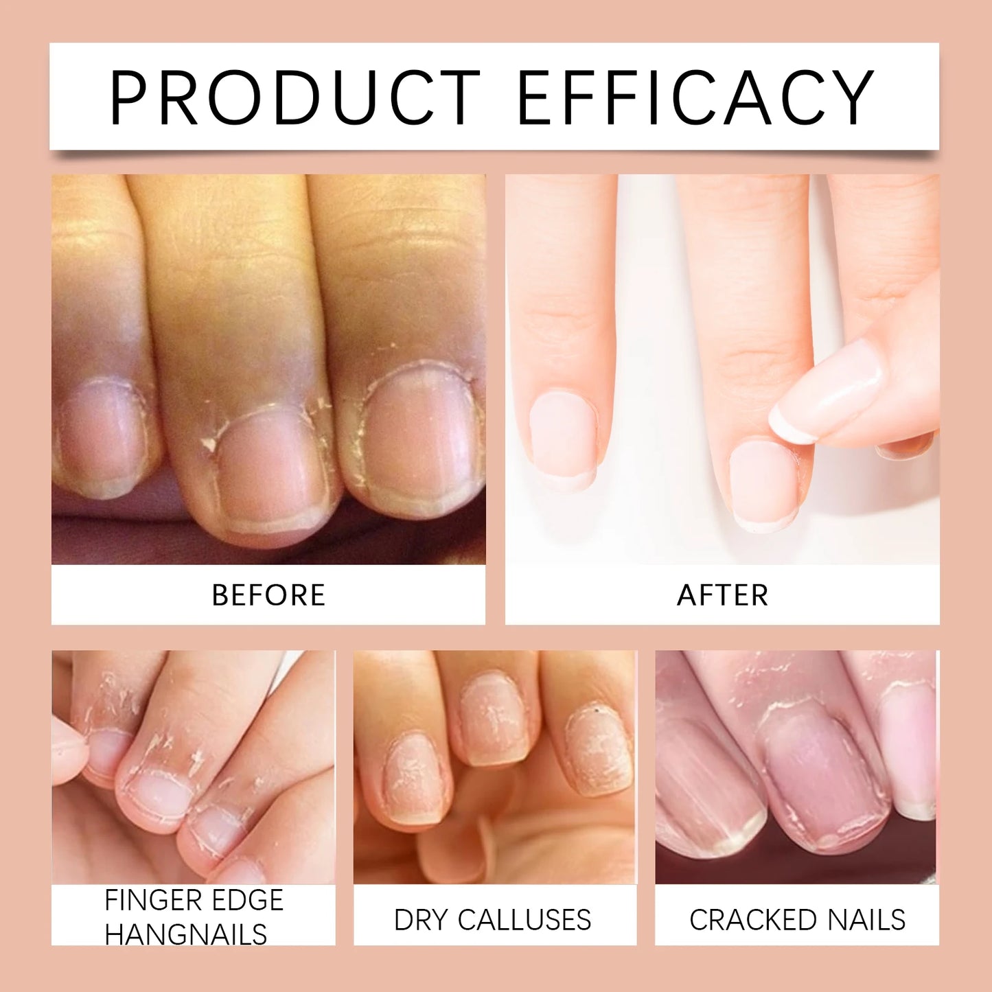 Ouhoe Peach Scented Hand Cream Moisturizing Nail Care Cuticle Softener