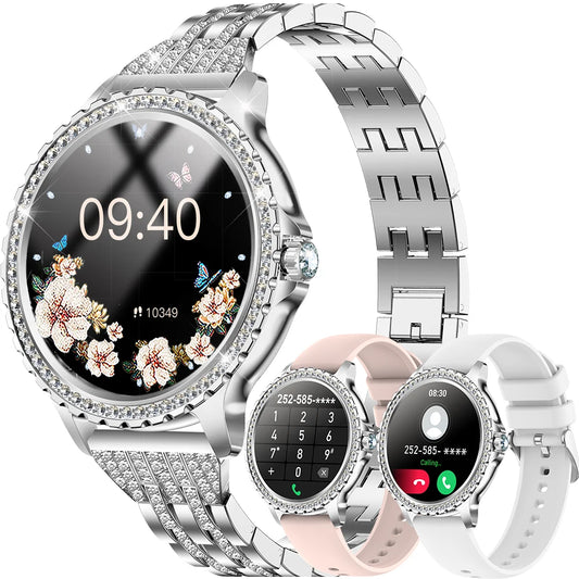 INNOFOVO Women's Smartwatch Touchscreen Fitness Tracker