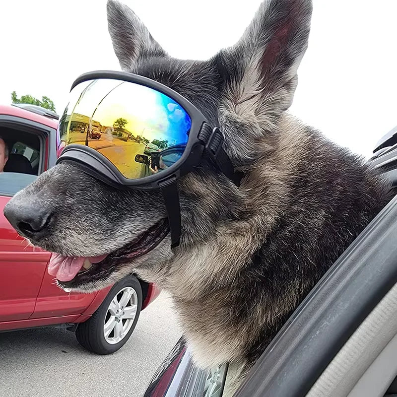 Dog Goggles Anti-UV Sun Glasses Eyewear Protection Adjustable Windproof Pet Dog Supplies For Travel