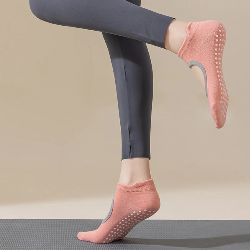 Dreamlikelin Yoga Pilates Socks With Silicone Grip For Women