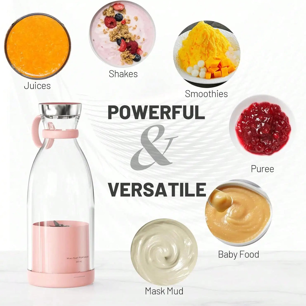 Portable Blender with 12 oz Travel Cup