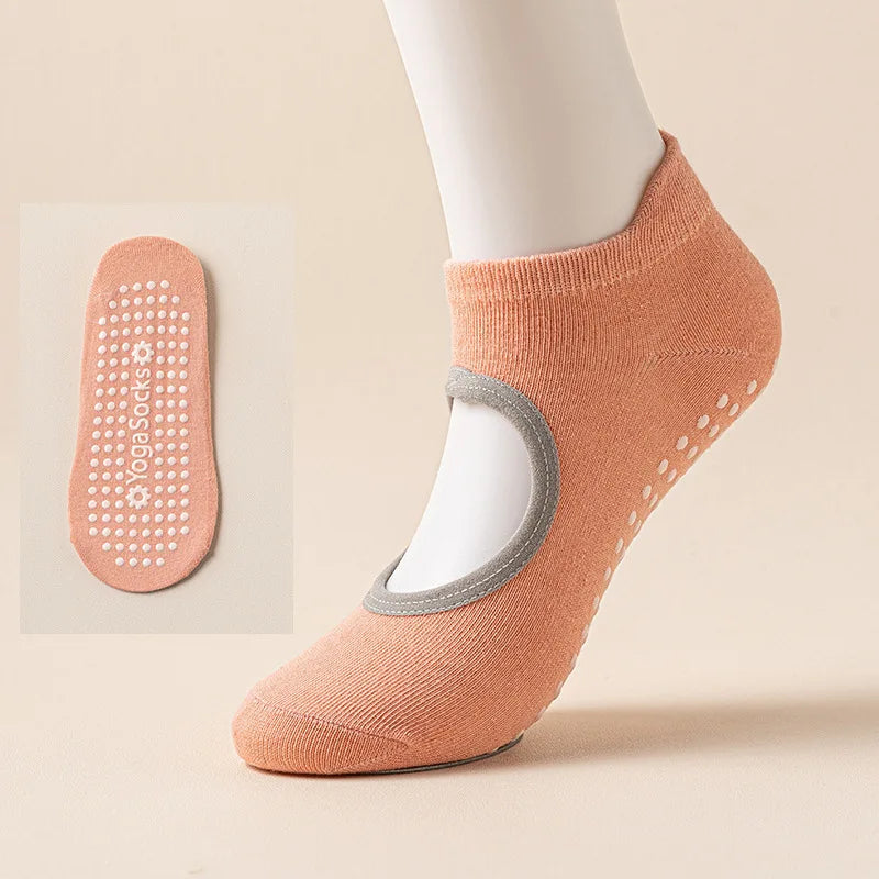 Dreamlikelin Yoga Pilates Socks With Silicone Grip For Women