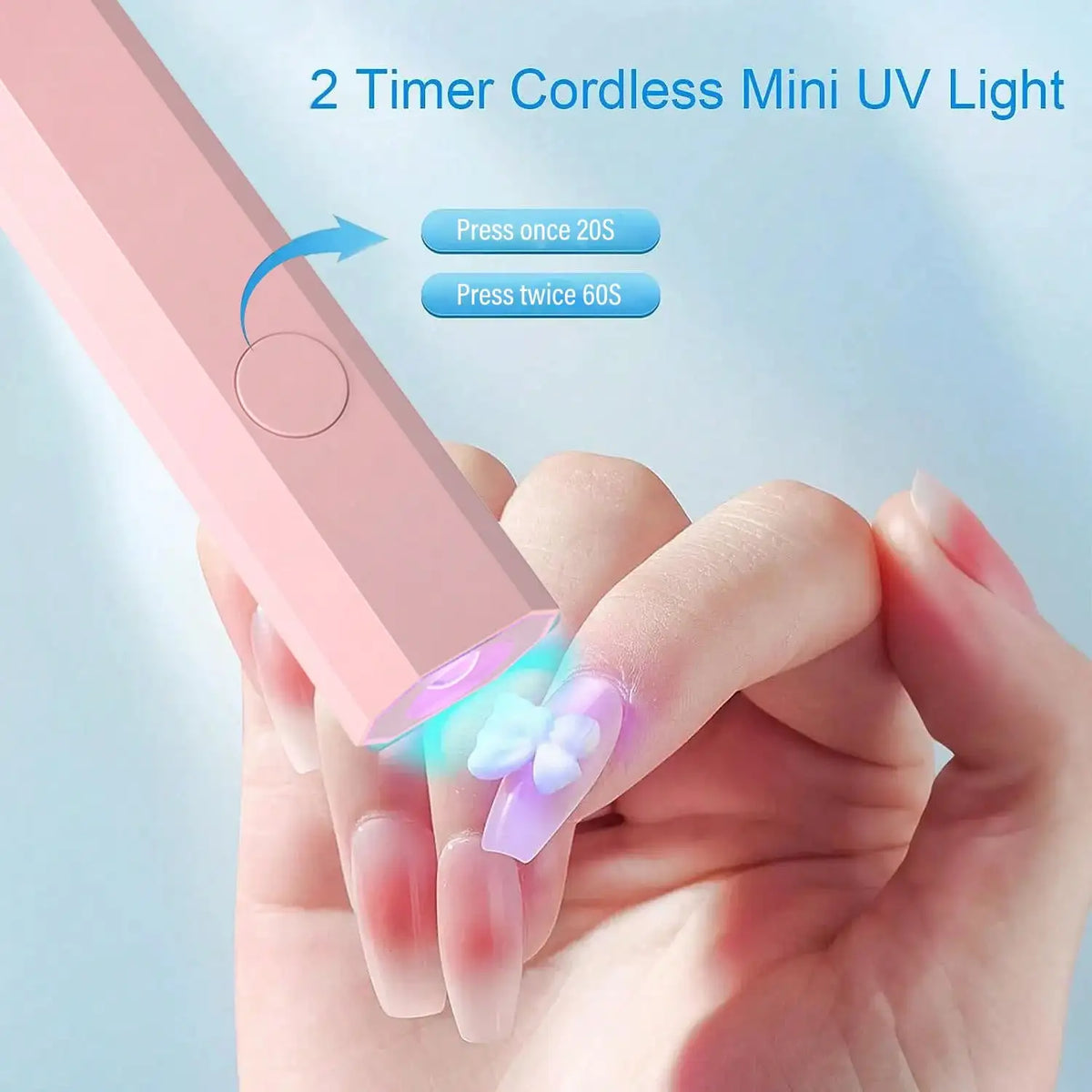 Portable Rechargeable LED Nail Lamp