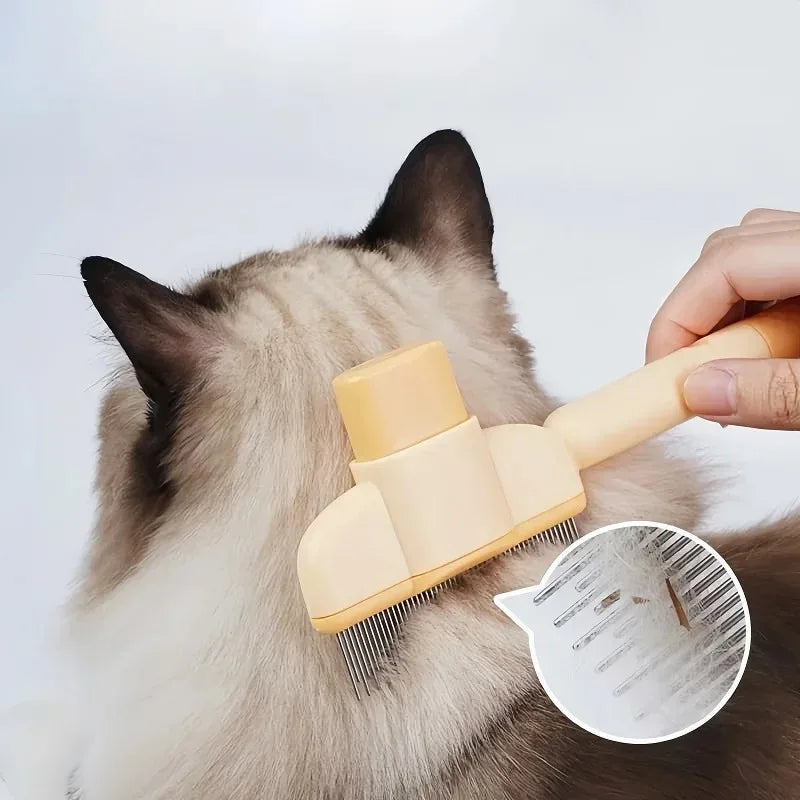 Pet Hair Remover Bath Brush for Dogs and Cats