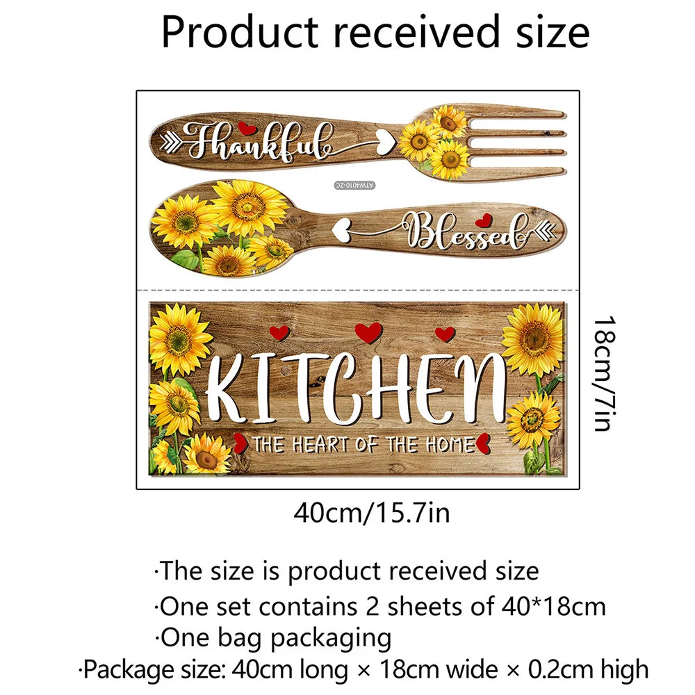 Self Adhesive Wall Stickers For Kitchen And Home Decoration