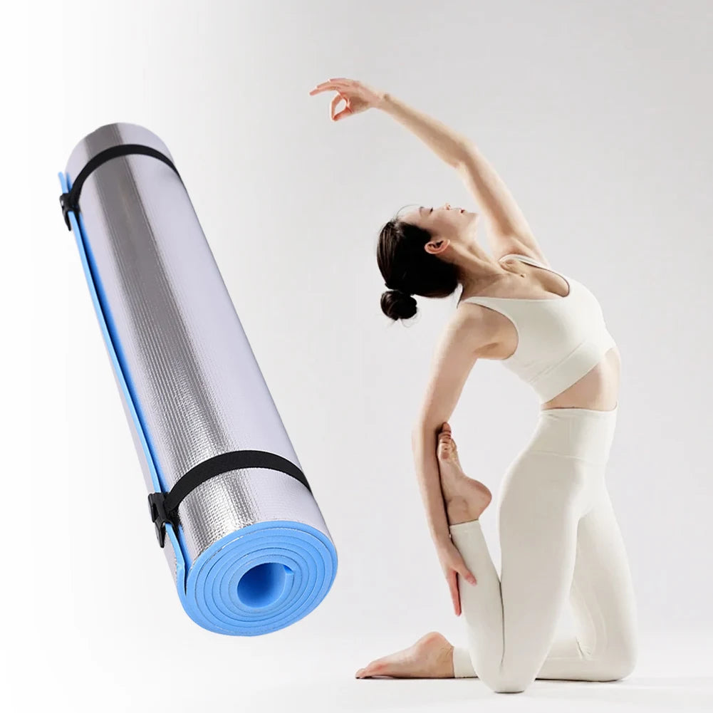 Waterproof Yoga Mat With Aluminum Membrane Portable Exercise Mat