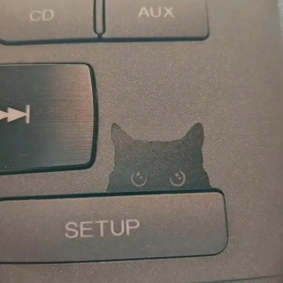 Cat Peeker Car Decal Vinyl Sticker Vehicle Windows