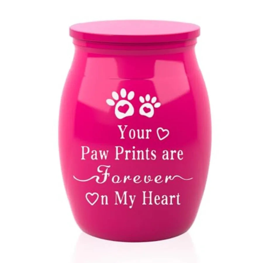Pet Urns for Dogs Ashes, Memorial Urns Small Urn for Pet Ashes, Mini Cremation Keepsake Urn for Dog Cat to Remember Your Love