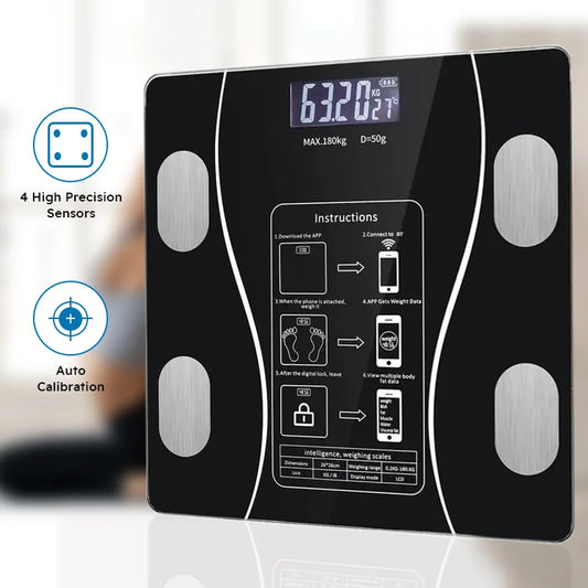 Smart Body Fat Scale With Led Display And Body Composition