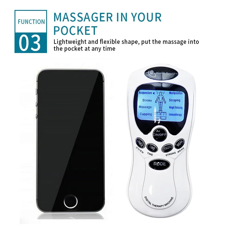 TENS Machine Physiotherapy Pulse Stimulator For Neck Back Shoulder Pain