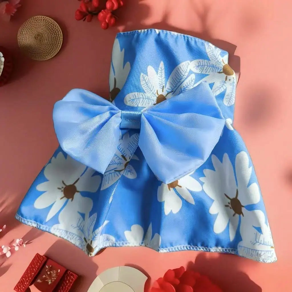 Floral and Fruit Print Dress for Cats and Dogs