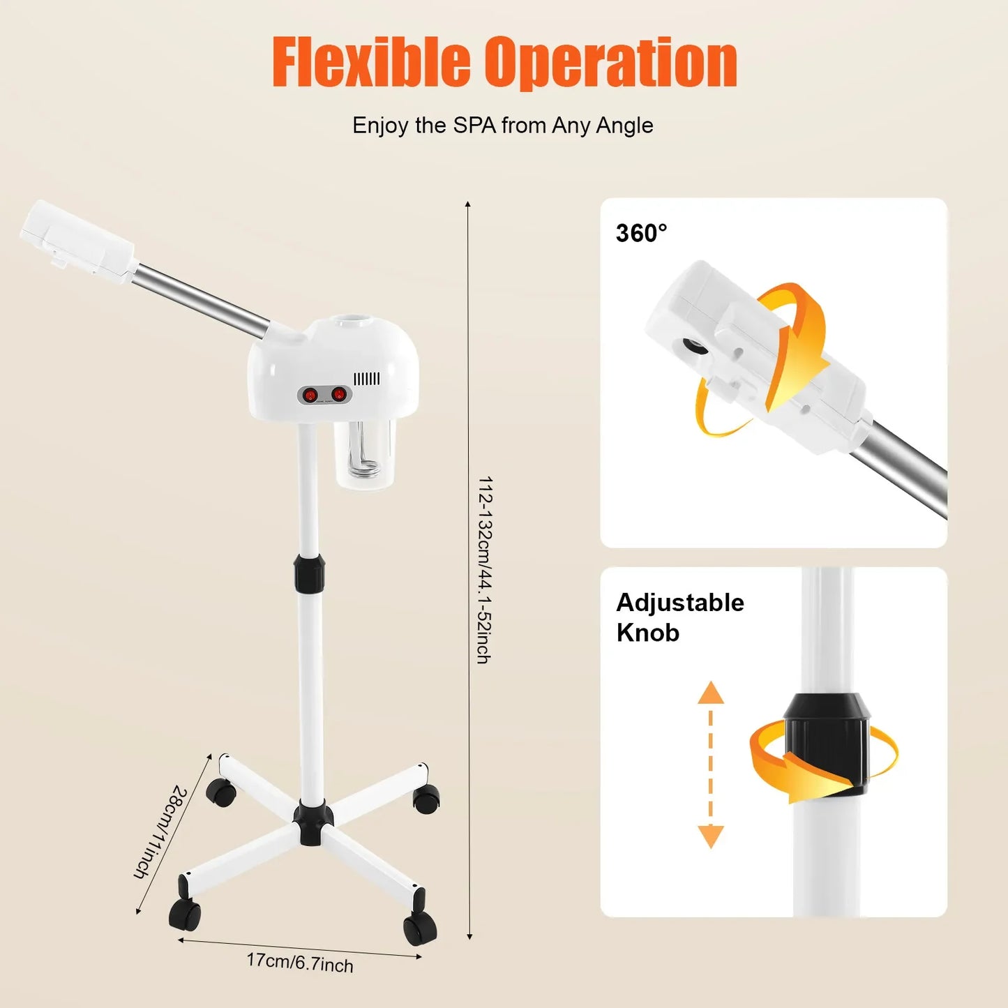 Ozone Facial Steamer Skin Care Equipment For Home And Spa