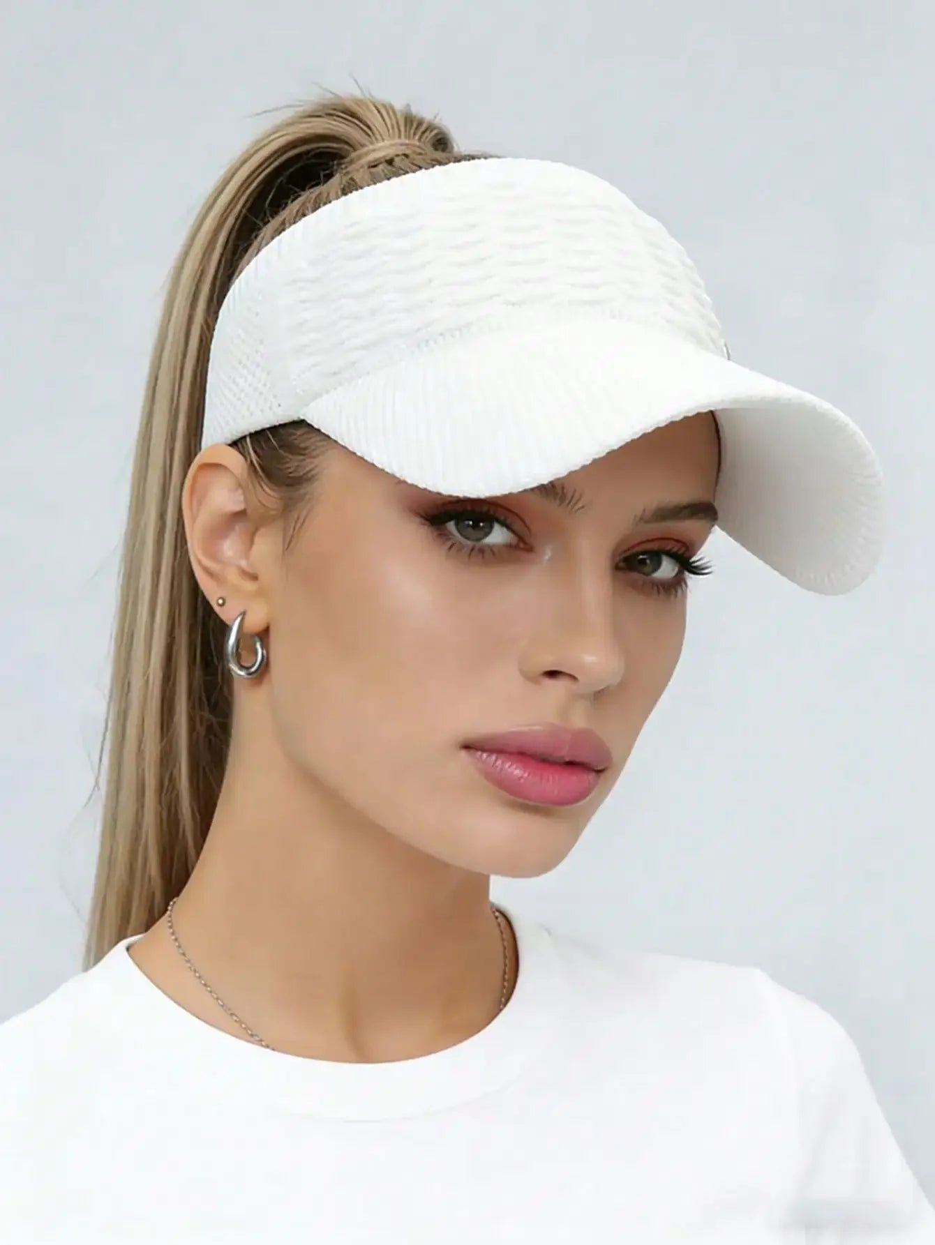 Unisex Adjustable Sun Visor Hat Breathable Sun Protection Cap