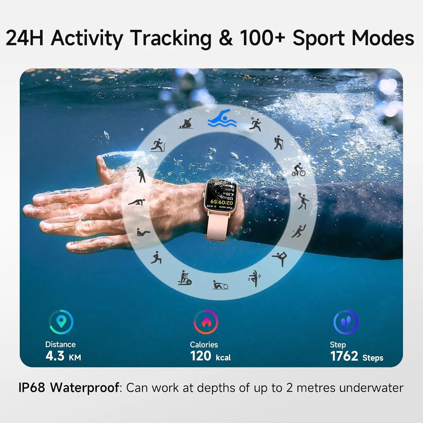 Smart Watch Women With Heart Rate Monitor And Fitness Tracker