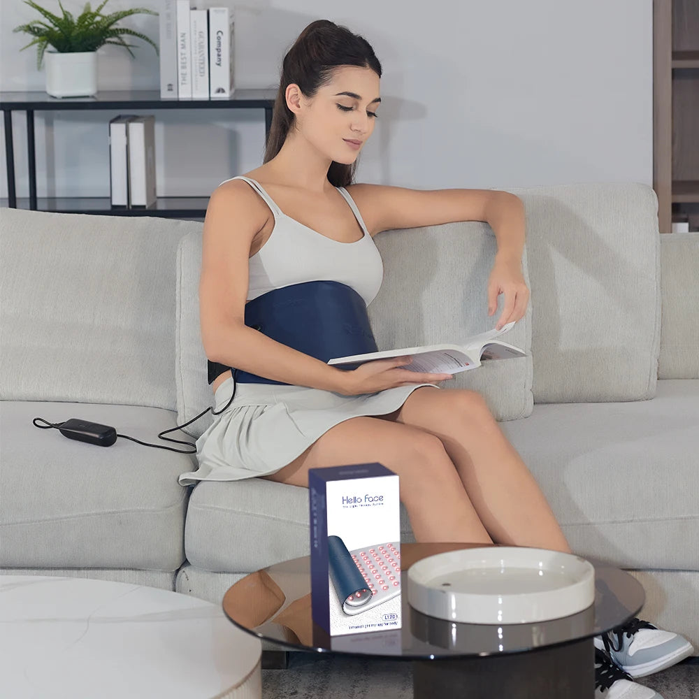 Hello Face Near Infrared Red Light Therapy Belt With LED Pad