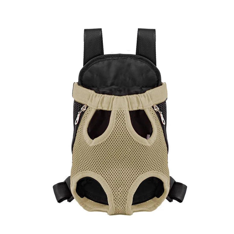 Adjustable Cat Carrier Backpack For Pets Outdoor Travel Double Shoulder Bag