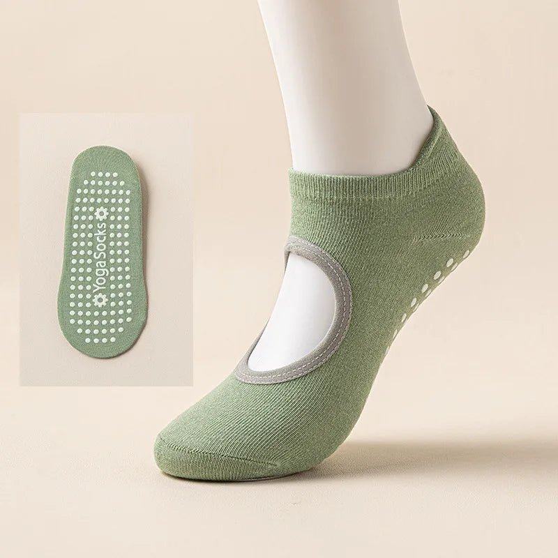 Dreamlikelin Yoga Pilates Socks With Silicone Grip For Women